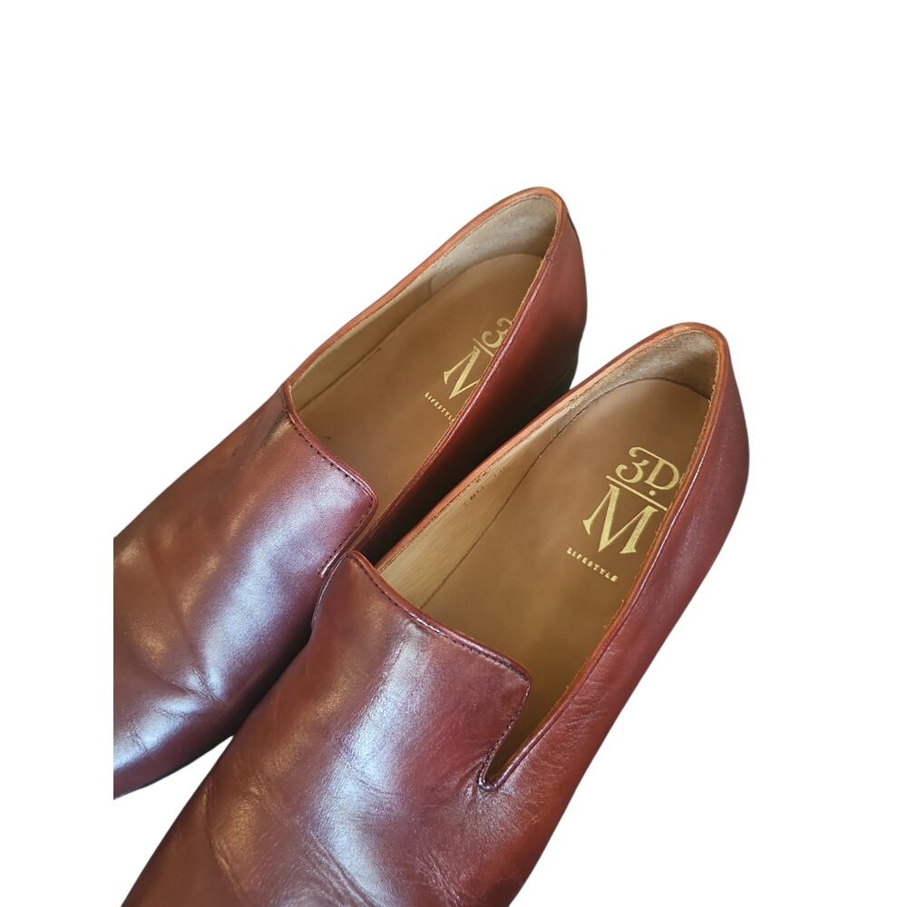 3D M Lifestyle Venetian leather Loafer - Cognac brown sz 11 $250 - Picture 5 of 7